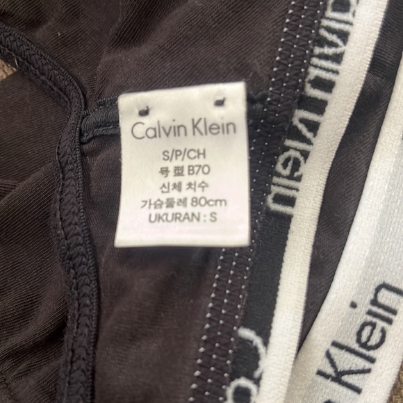 EUC Calvin Klein Triangle Cup Bralette - Picture 3 of 3